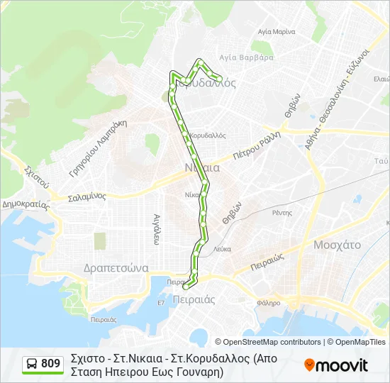 809  Line Map