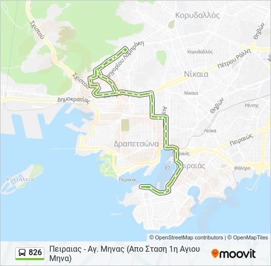 826  Line Map