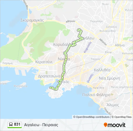 831  Line Map