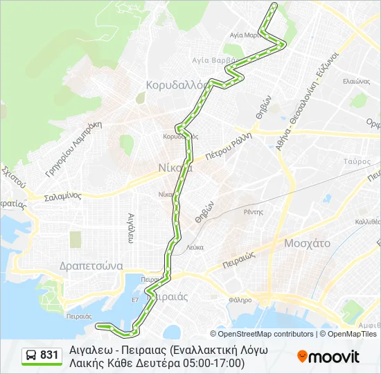 831  Line Map
