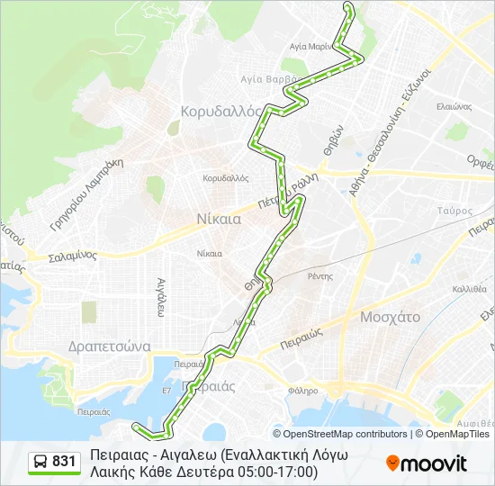 831  Line Map