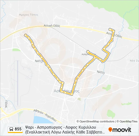855  Line Map