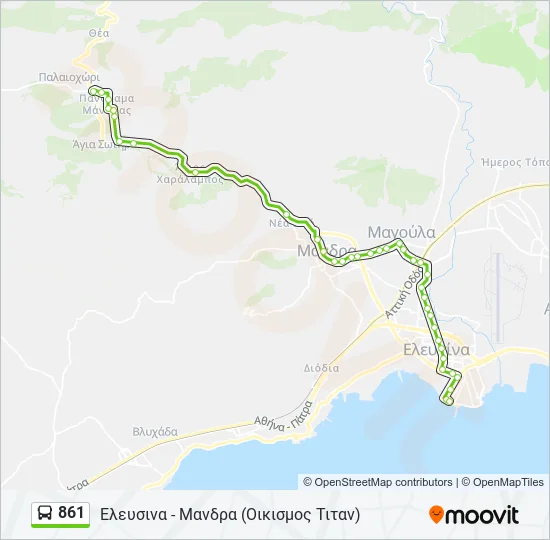 861  Line Map