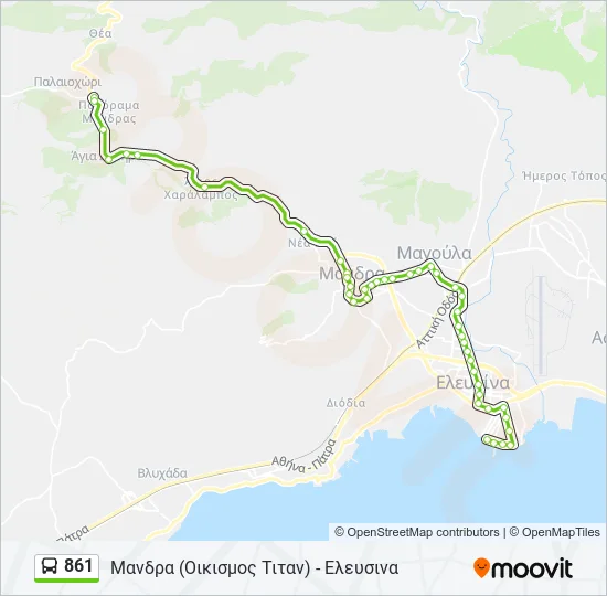 861  Line Map