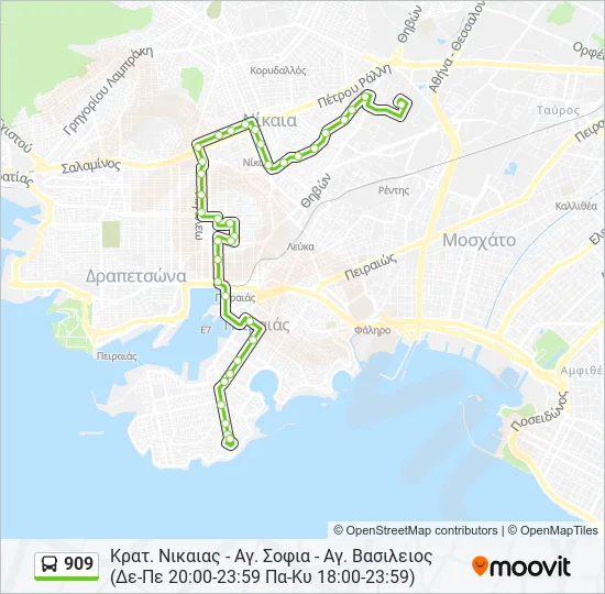 909  Line Map