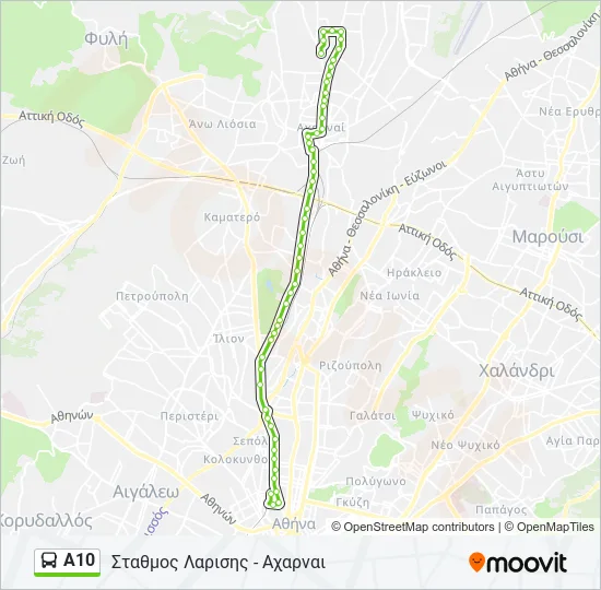 Α10  Line Map