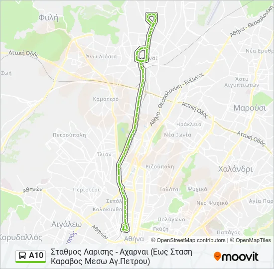 Α10  Line Map