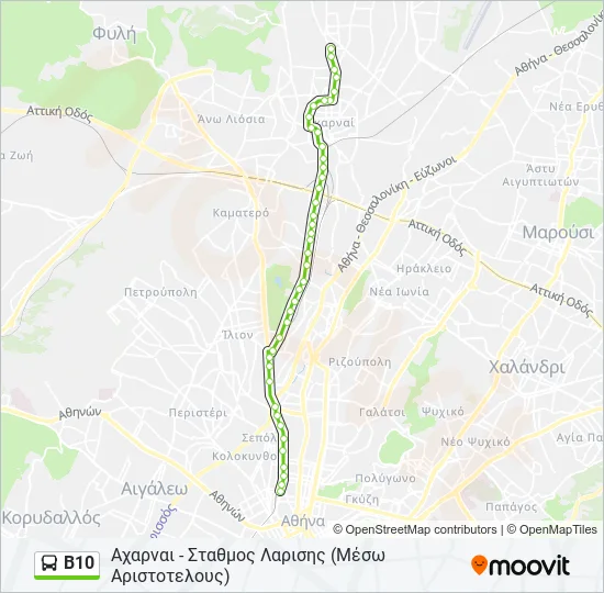 Β10  Line Map