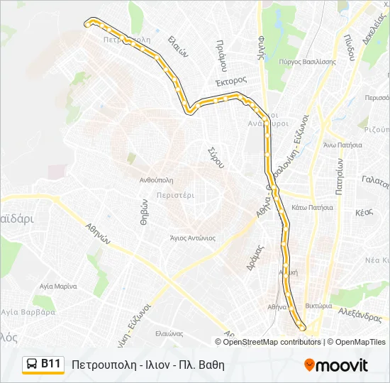 Β11  Line Map
