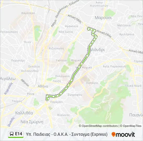 Ε14  Line Map