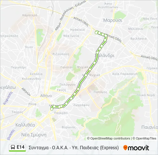 Ε14  Line Map