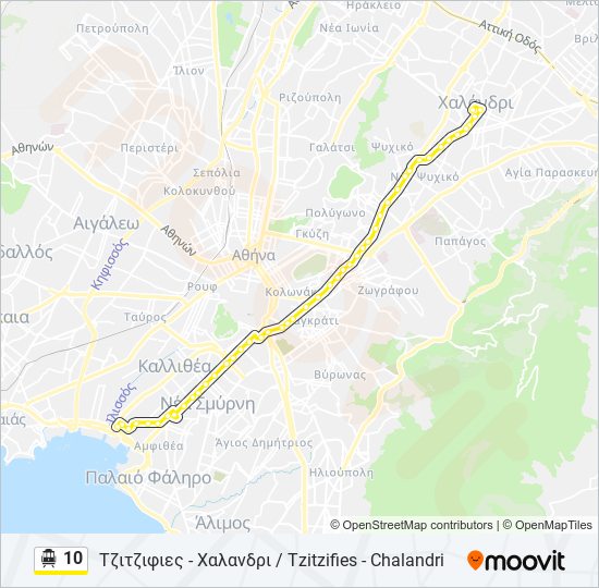 10 Trolleybus Line Map