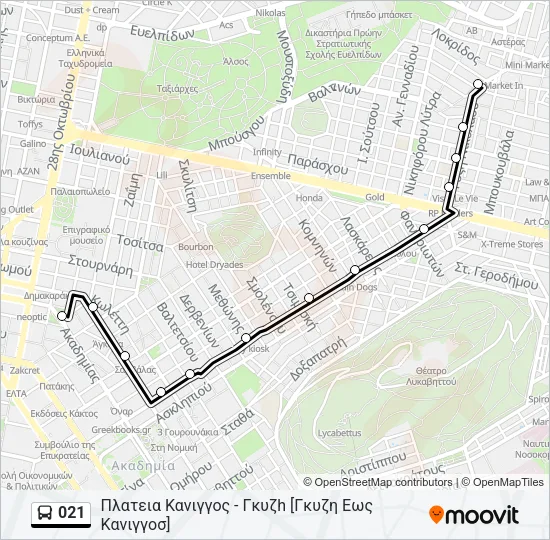 021 Bus Line Map