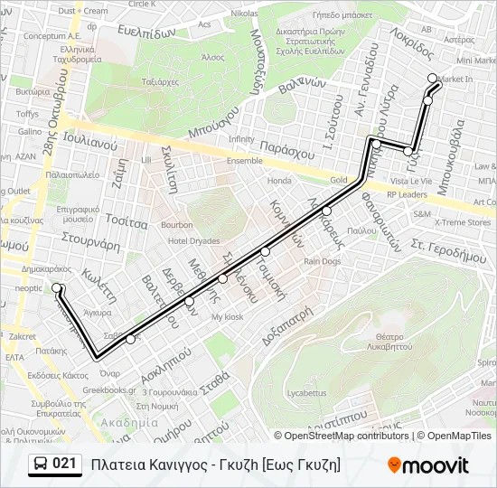 021 Bus Line Map