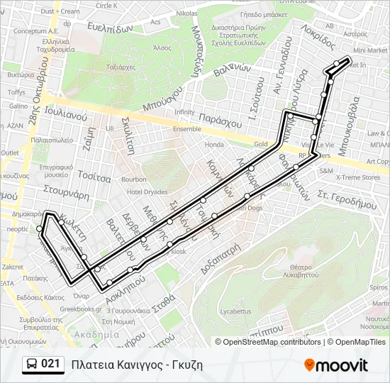 021 Bus Line Map