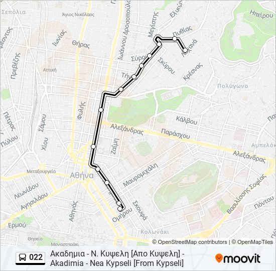 022 bus Line Map