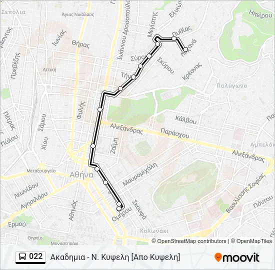 022 Bus Line Map