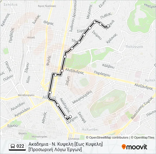 022 Bus Line Map