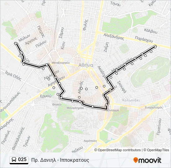 025 Bus Line Map