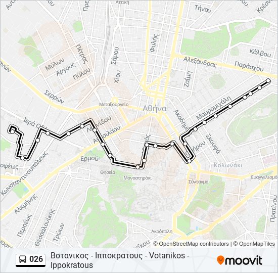 026 bus Line Map