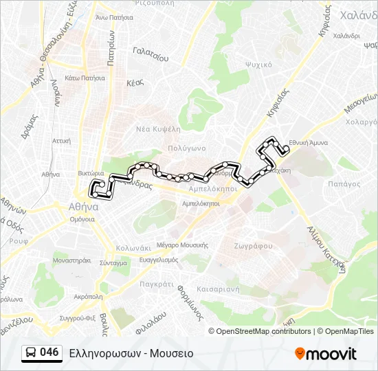 046 Bus Line Map