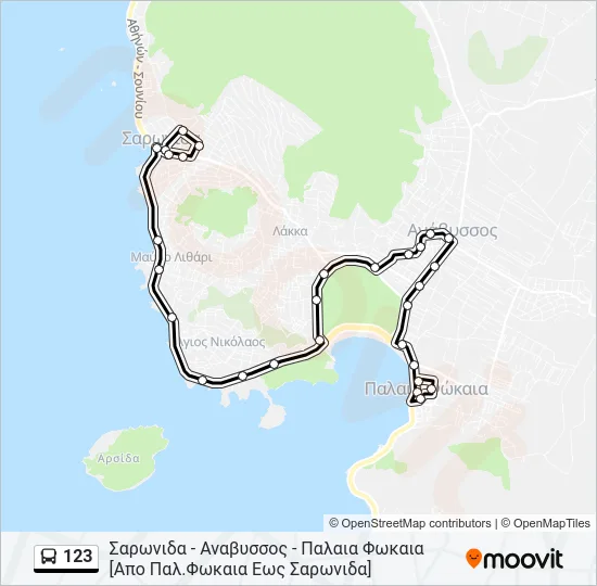 123 Bus Line Map