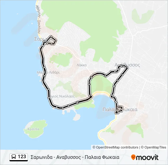 123 Bus Line Map
