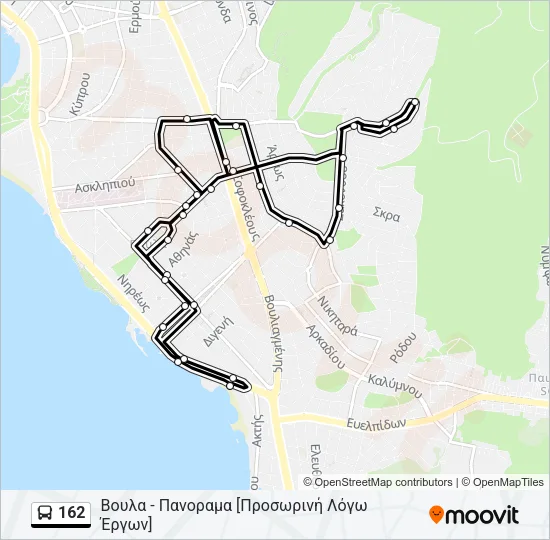 162 Bus Line Map