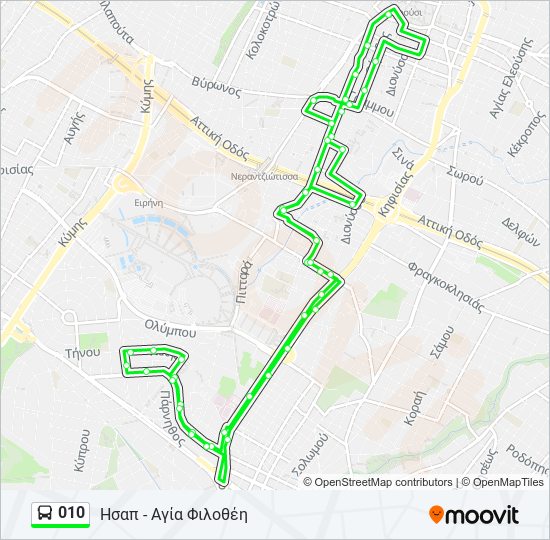 010 bus Line Map