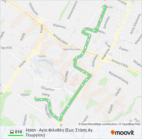 010 bus Line Map