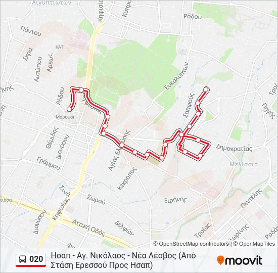 020 Bus Line Map