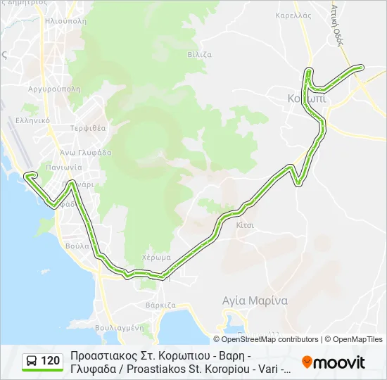 120  Line Map