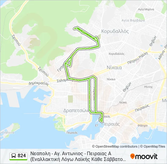 824  Line Map
