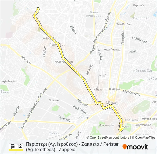 Χάρτης Γραμμής 12 