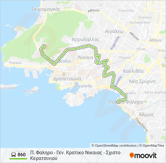 860  Line Map