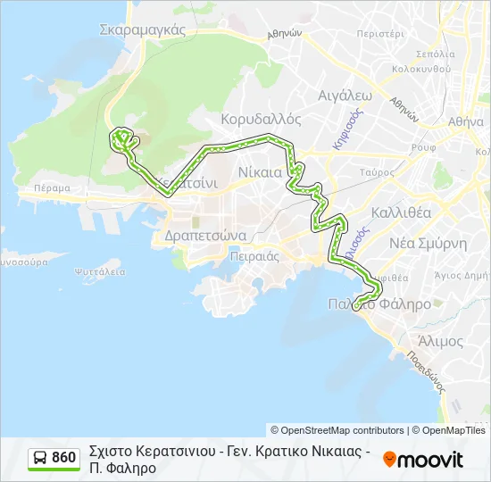 860  Line Map