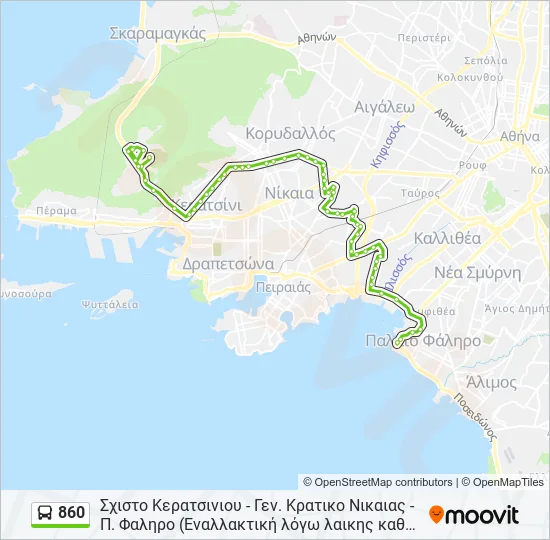 860  Line Map
