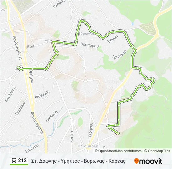 212  Line Map