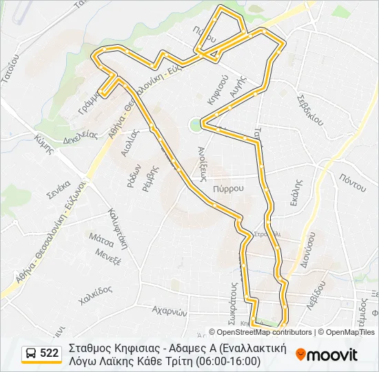 522  Line Map