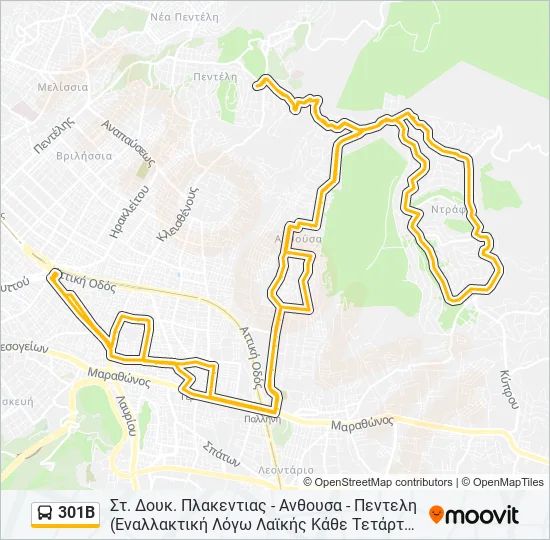 301Β  Line Map