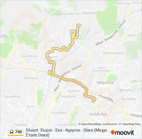 740  Line Map