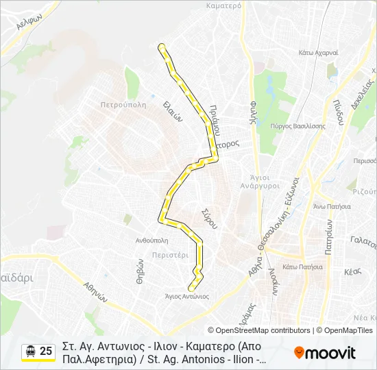 25  Line Map