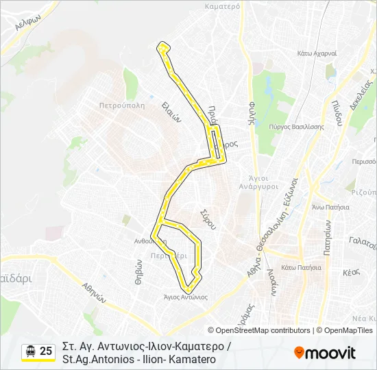 25  Line Map