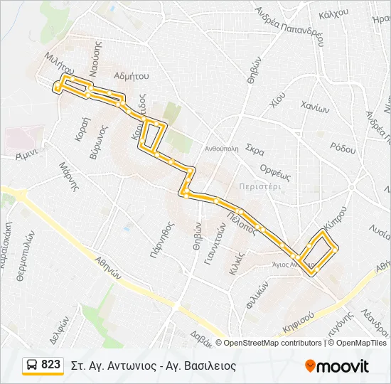 823  Line Map
