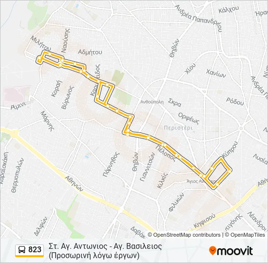 823  Line Map