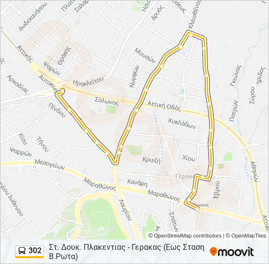 302  Line Map