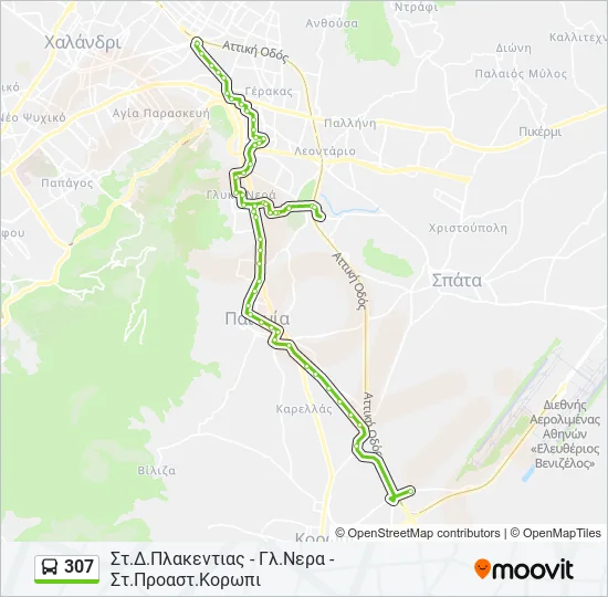 307  Line Map