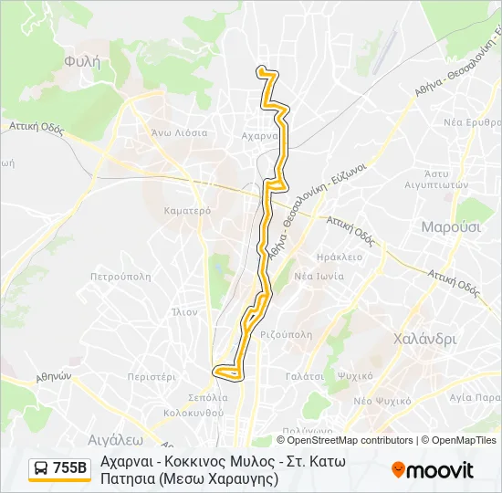 755Β  Line Map