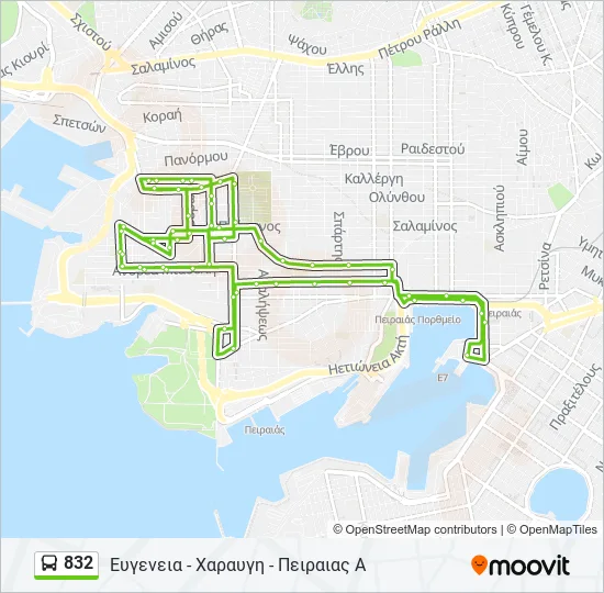 832  Line Map
