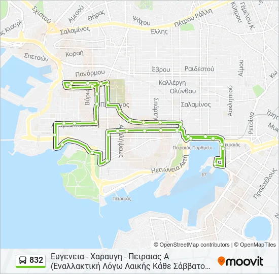 832  Line Map
